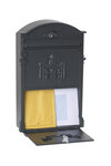 Boîte aux lettres style rétro - classique  Residencia D-2151/GA  Aluminium  Gris