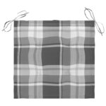 vidaXL Chaises à manger d'extérieur lot de 2 et coussins Acacia massif