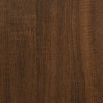 vidaXL Table de chevet chêne marron 40x35x50 cm bois d’ingénierie