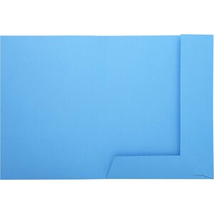 Paquet de 50 chemises imprimées 2 rabats SUPER 210 - 24x32cm Bleu clair EXACOMPTA