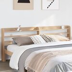 vidaXL Tête de lit avec étagères 180 cm bois massif de pin