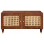 vidaXL Table basse 80 x 50 x 40 cm Bois de mangue massif