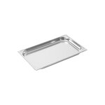 Bac gastro inox 18/10 gn 1/1 - h 40 mm - vogue -  - inox5 8 325x40x530mm