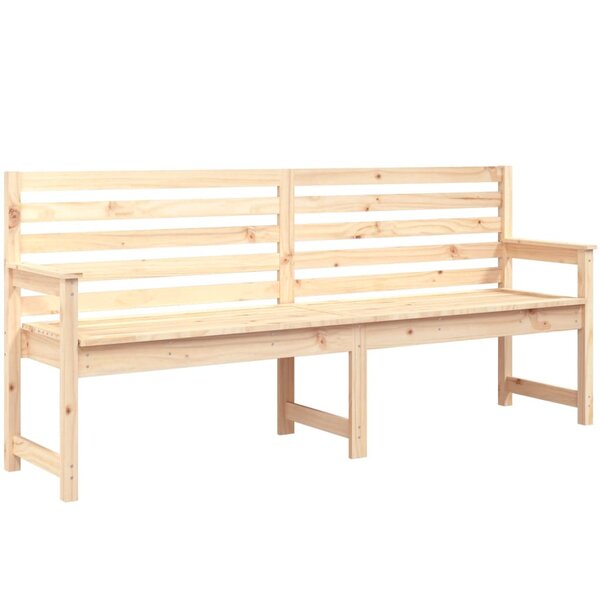 vidaXL Banc de jardin 203 5x48x91 5 cm bois massif de pin