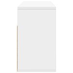 vidaXL Basboard avec tiroir Blanc 72 x 22 5 x 38 cm