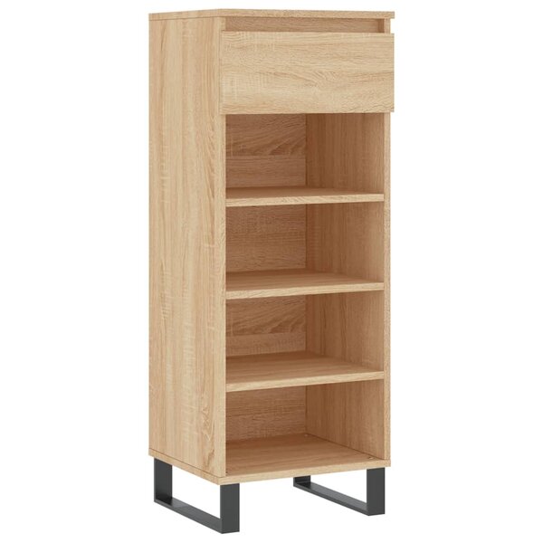 vidaXL Armoire à chaussures Chêne sonoma 40x36x105cm Bois d'ingénierie