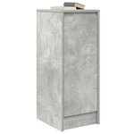 vidaXL Buffet gris béton 29 5x34x76 cm bois d'ingénierie