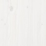 vidaXL Salon de jardin avec coussins 6 Pièces blanc bois de pin massif