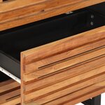 vidaXL Buffets 3 Pièces 60x34x75 cm bois d'acacia massif