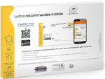 Prêt-à-Poster - Lettre recommandée mobile - 50g - Enveloppes en lot de 5