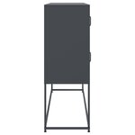 vidaXL Buffet anthracite 100 5x39x107 cm acier