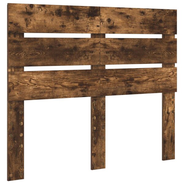 vidaXL Tête de lit Chêne fumé 120 cm Bois d'ingénierie