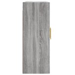 vidaXL Armoire murale sonoma gris 69 5x34x90 cm bois d'ingénierie