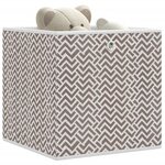 vidaXL Boîtes de rangement pliables 10 Pièces 32x32x32 cm tissu intissé