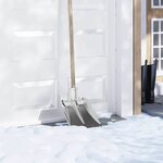 vidaXL Tête de pelle 4 Pièces Argent 41 5 x 32 5 cm Aluminium