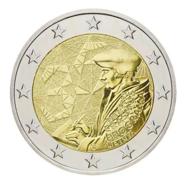2 euros commémorative Lituanie 2022 - Erasmus.