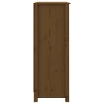 vidaXL Bibliothèque Marron miel 80x35x97 cm Bois de pin massif