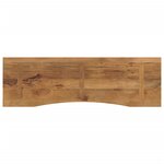 vidaXL Dessus de bureau avec courbe 160x50x2 5 cm manguier massif brut