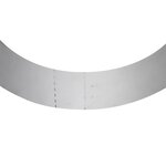 vidaXL Clôture de pelouse flexible 15 Pièces Acier galvanisé 100x14 cm