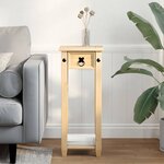 vidaXL Support pour plantes Corona 30x30x73 cm bois de pin massif