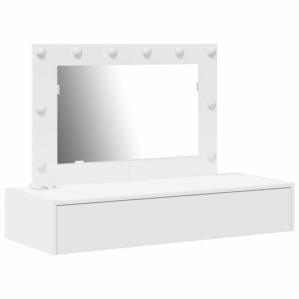 vidaXL Table de Toilette Blanc 100 x 40 x 70 cm Bois d'ingénierie
