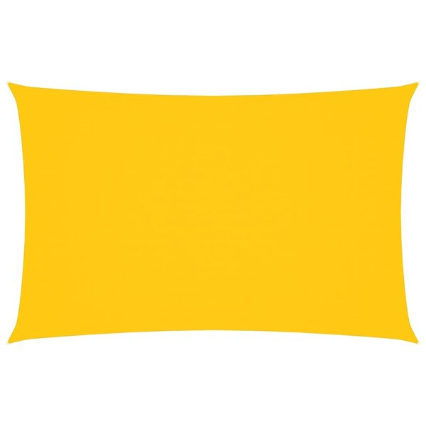 vidaXL Voile de parasol tissu oxford rectangulaire 2 5x5 m jaune