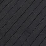 vidaXL Tapis rectangulaire gris 80x100 cm bambou