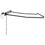 vidaXL Cadre de store rétractable électrique Anthracite 3 5 x 2 5 m