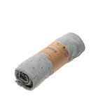 Couverture grise tricotée pour bébé 120 x 90 cm