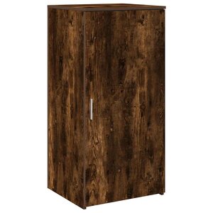 vidaXL Armoire de rangement chêne fumé 50x45x103 5cm bois d'ingénierie