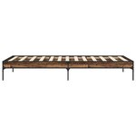 vidaXL Cadre de lit Bois ancien 80 x 200 cm Bois d'ingénierie
