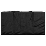vidaXL Sac de rangement pour coussins de jardin noir 150x75x75 cm PE