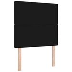 vidaXL Tête de Lit LED Noire 90 cm Velours