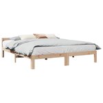 vidaXL Cadre de lit sans matelas 160x200 cm bois massif de pin
