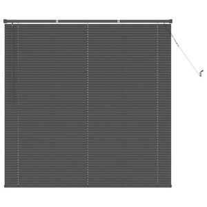 vidaXL Store Vénitien Réglable Gris Argenté 150 x 150 cm PVC