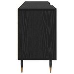 vidaXL Meuble TV Chêne noir 150 x 30 x 50 cm Bois d'ingénierie