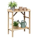vidaXL Table de rempotage Naturel 75 x 40 x 90 cm Bois de pin massif