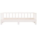 vidaXL Lit de jour et lit gigogne sans matelas 90x200 cm bois massif