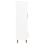 vidaXL Buffet haut Blanc 70x31x115 cm Bois d'ingénierie