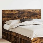 vidaXL Tête de lit Chêne fumé 160 cm Bois d'ingénierie