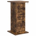 vidaXL Support de Plante Chêne fumé 30 5 x 30 x 60 5 cm