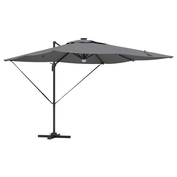 vidaXL Parasol Cantilever Roma Anthracite Large