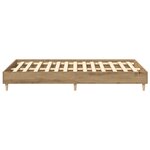 vidaXL Cadre de lit sans matelas chêne artisanal 140x190 cm