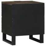 vidaXL Cabinet de chevet Noyer 40 x 33 x 46 cm Bois d'acacia massif