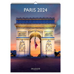 Calendrier Mural déco 29x39  cm - 2025 - Paris - Draeger