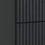 vidaXL Cabinet de chevet Noir 43 x 41 x 63 5 cm Bois d'ingénierie