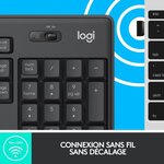 Logitech - combo clavier - souris sans fil et silencieux - mk295