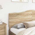 vidaXL Tête de lit Chêne Sonoma 200 cm Bois d'ingénierie