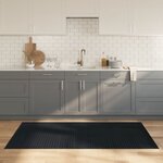 vidaXL Tapis rectangulaire gris 100x200 cm bambou