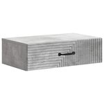 vidaXL Table d'appoint murale 59 x 34 5 x 17 cm Bois d'ingénierie